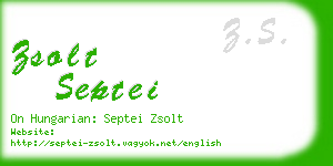 zsolt septei business card